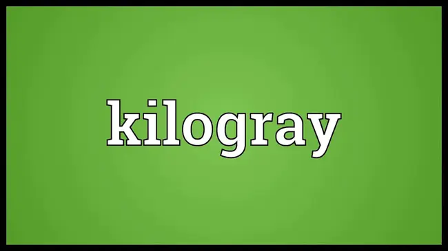 Kilogray : 千克灰