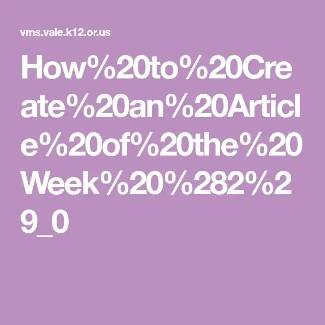 Writer Of the Week : 本周作家