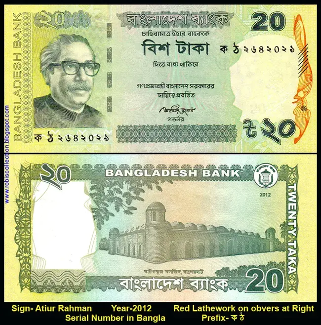 Bangladesh Taka : 孟加拉塔卡