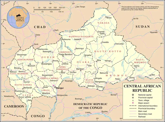 Central African Republic : 中非共和国