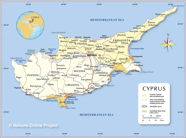 Cyprus : 塞浦路斯