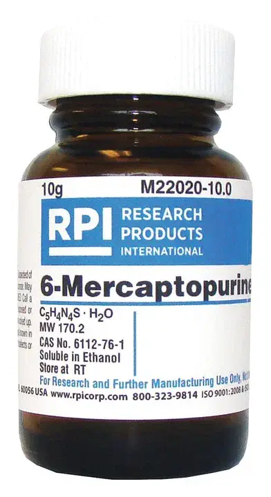 6-MercaptoPurine (anticancer drug) : 6-巯基嘌呤（抗癌药物）