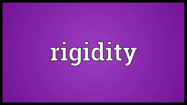 Rigidity : 刚度