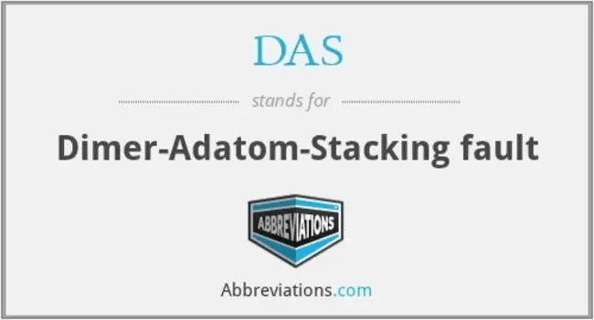 Dimer-Adatom-Stacking fault : 二聚体Adatom堆叠故障