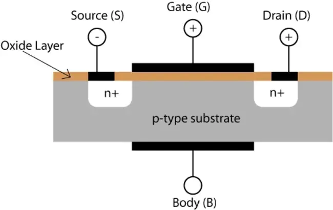 Metal-Semiconductor-Metal : 金属-半导体-金属