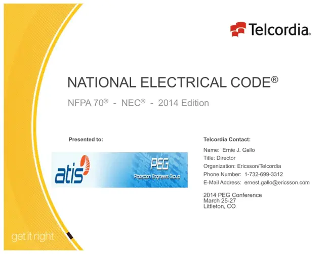 National Electrical Code : 国家电气规范