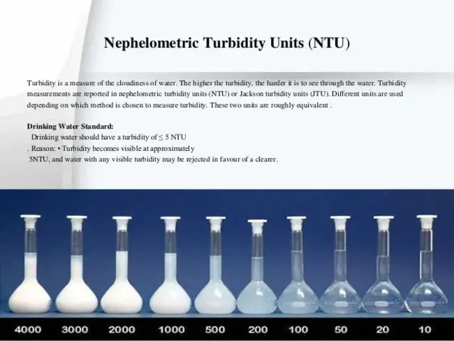 Nephelometric Turbidity Unit : 浊度仪