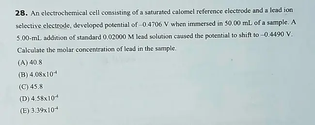 Saturated Calomel Electrode : 饱和甘汞电极