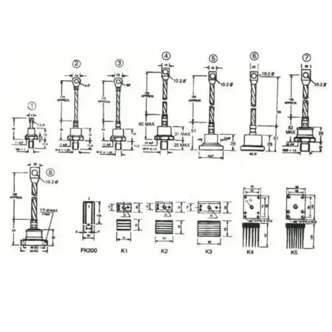 Silicon Controlled Rectifier : 可控硅整流器