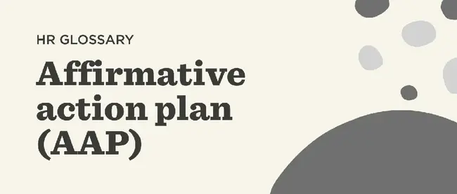 Affirmative Action Plan : 肯定性行动计划