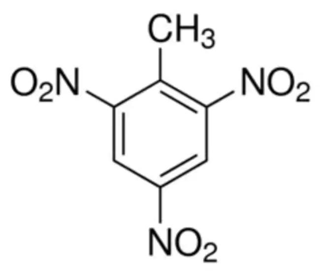 Trinitrotoluene (dynamite) : 三硝基甲苯（炸药）