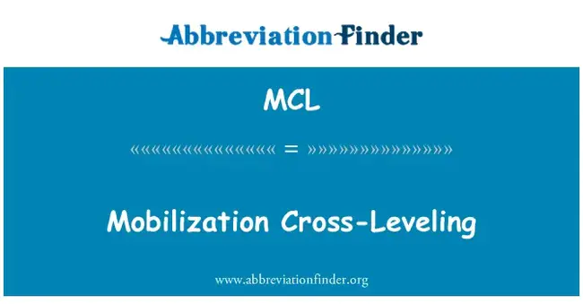 Mobilization Cross-Leveling System : 进场横平系统