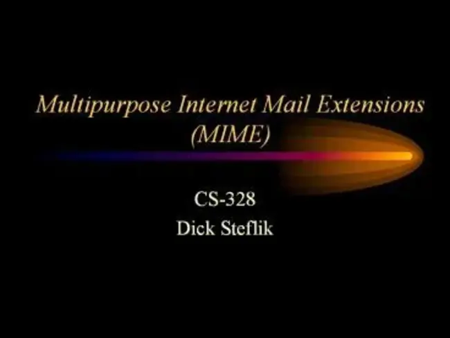 Multipurpose Internet Mail Extensions : 多用途Internet邮件扩展