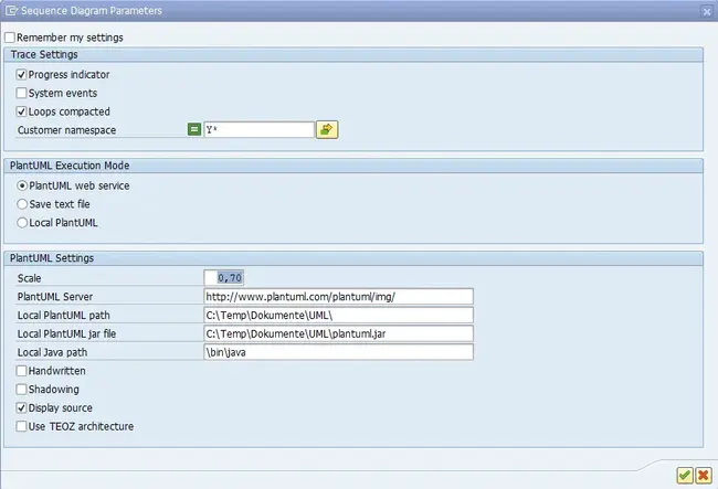 Operational Sequence Diagram : 操作顺序图