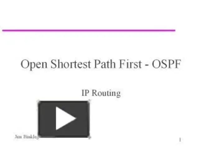 Open Shortest Path First : 先打开最短路径