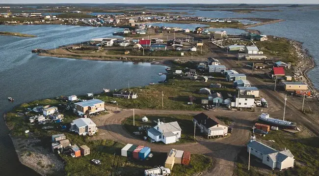 Tuktoyaktuk Airport, Tuktoyaktuk, NorthWest Territories, Canada : 图克托亚图克机场, 图克托亚图克, 西北地区, 加拿大