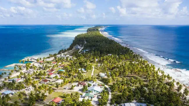 Penrhyn Island, Cook Islands, South Pacific : 彭里斯岛，库克群岛，南太平洋