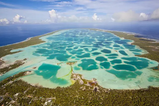 Mataiva, Tuamotu Islands, French Polynesia, South Pacific : Mataiva，Tuamotu群岛，法属波利尼西亚，南太平洋