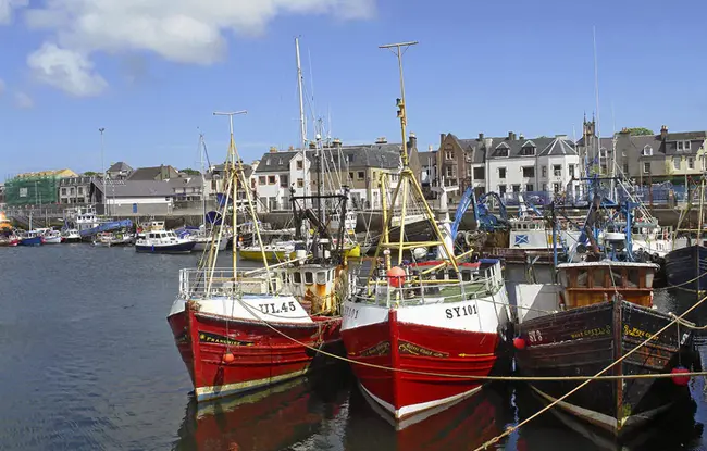 Stornoway, Scotland, UK : 英国苏格兰斯托诺韦