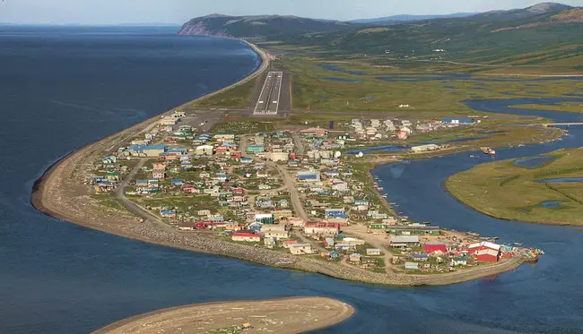 Unalakleet, Alaska USA : 美国阿拉斯加州乌纳拉克利特