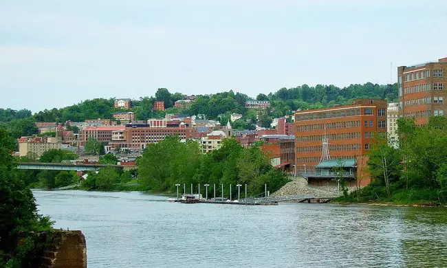 Morgantown, West Virginia USA : 美国西弗吉尼亚州摩根敦