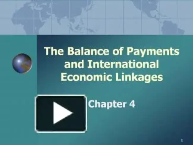 Balance Of Payments : 国际收支