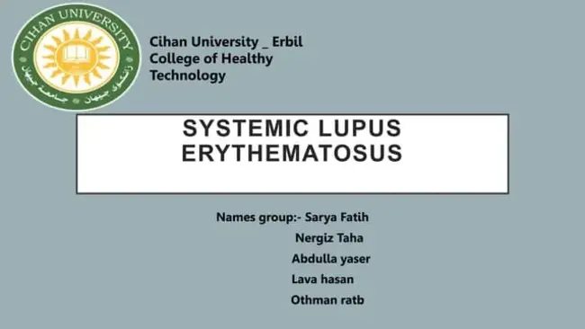 Systemic Lupus Erythematosus : 系统性红斑狼疮