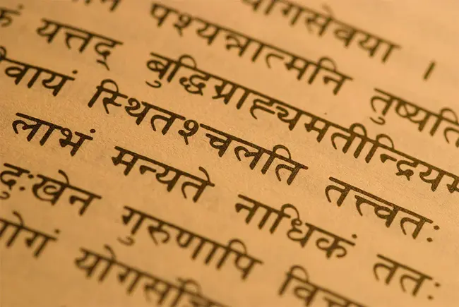 Sanskrit : 梵语