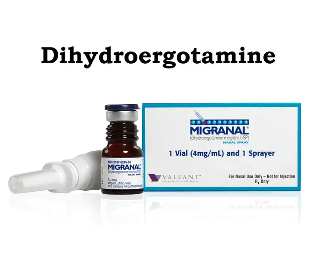 Dihydroergotamine (an anti-migraine drug) : 二氢麦角胺（一种抗偏头痛药物）