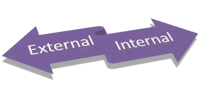 Internal : 内部的