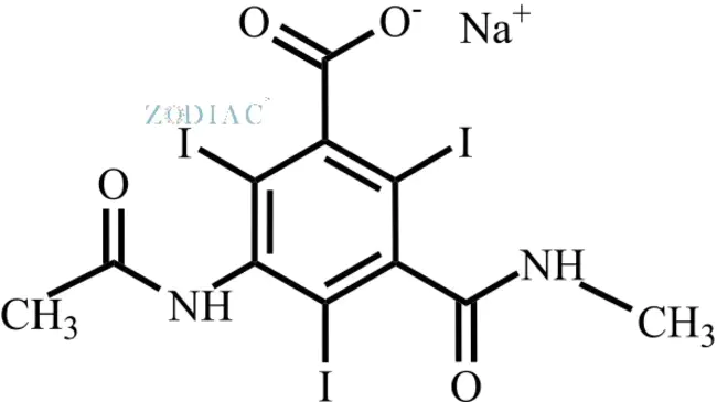 Iothalamate Meglumine : 碘酞葡甲胺