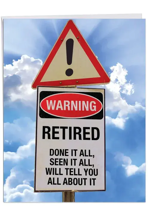 Retired : 退休了