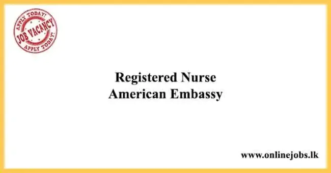 Registered Nurse : 注册护士