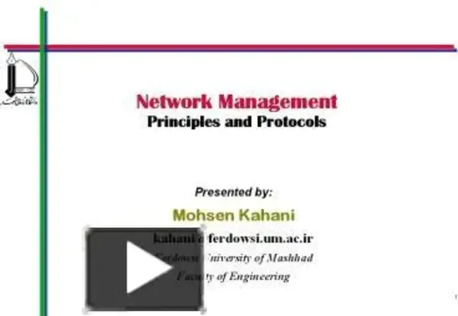 Network Management and Administration : 网络管理与管理