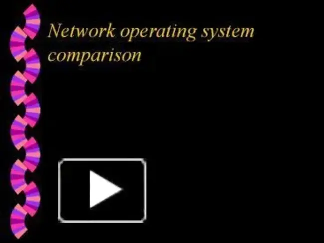 Network Operating System : 网络操作系统