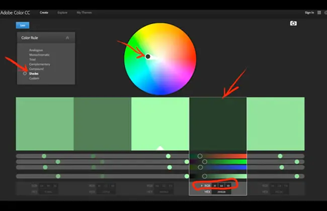 Adobe Color Separtion table (Adobe PhotoShop) : Adobe颜色分割表（Adobe Photoshop）