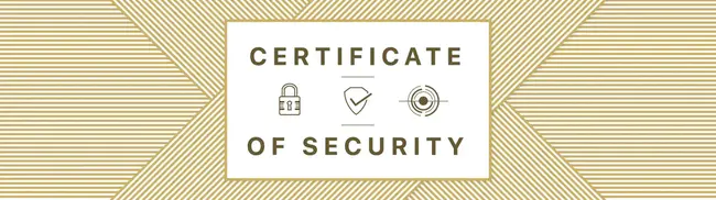 Security certificate : 证券证书