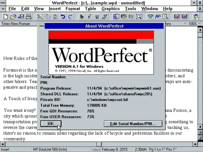 WordPerfect 5.1 File Conversion Resource : WordPerfect 5.1文件转换资源