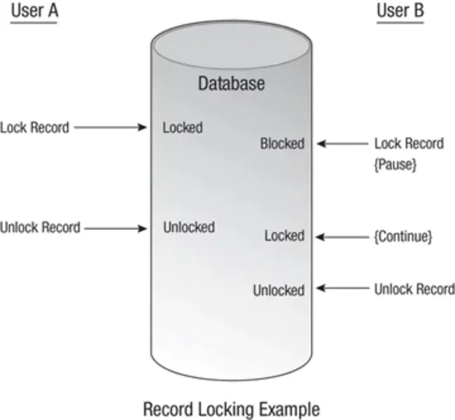 Record-locking information (MS Access) : 记录锁定信息（MS访问）