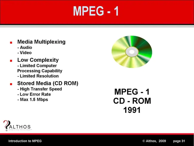 MPEG-1 systemstream : MPEG-1系统流