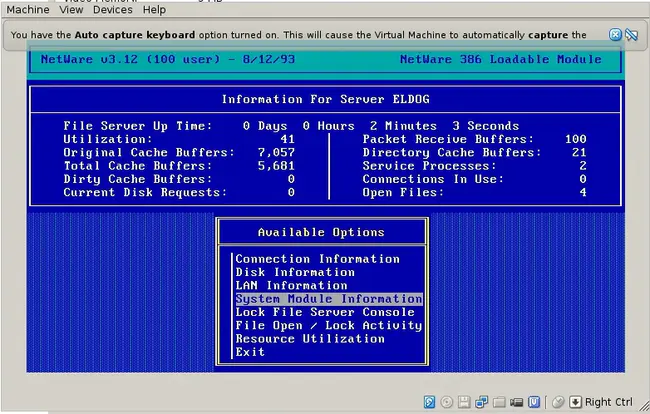 Netware loadable module (Novell Netware) : Netware可加载模块（Novell Netware）