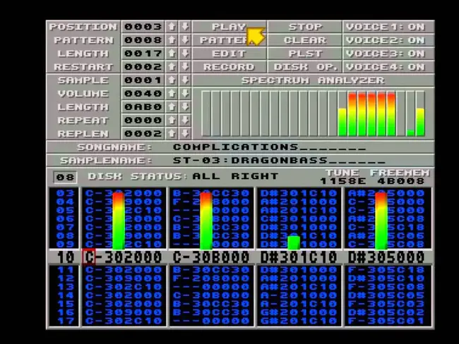 NoiseTracker Music module : Noisetracker音乐模块