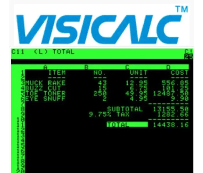 VisiCalc Advanced Spreadsheet : VisiCalc高级电子表格