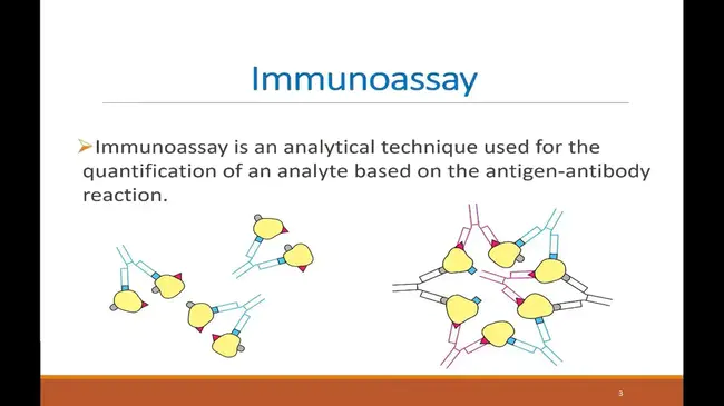 Immunoassay : 免疫分析