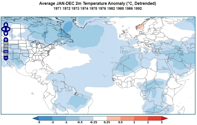 Southern Oscillation Index : 南方涛动指数