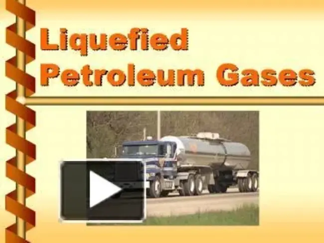 Liquefied Petroleum Gas : 液化石油气