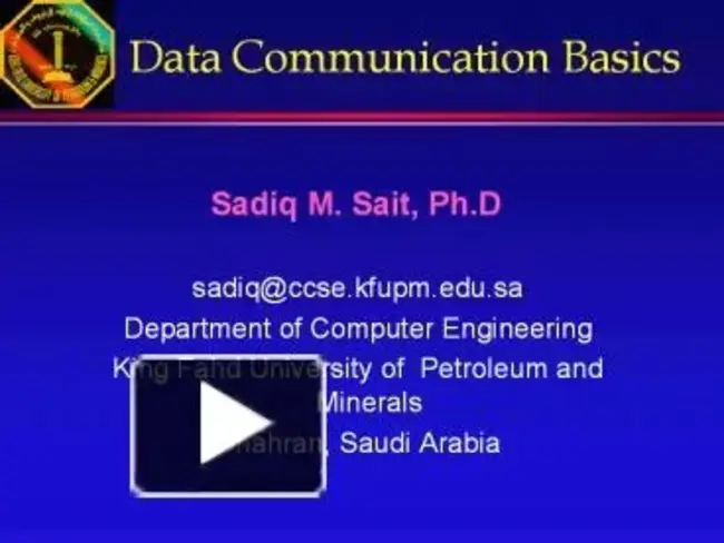 Data Communication : 数据通信