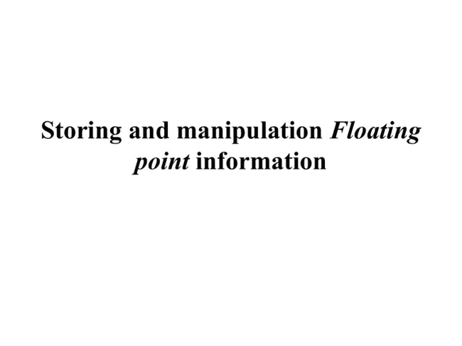 FLoating-point Operations Per Second : 每秒浮点运算