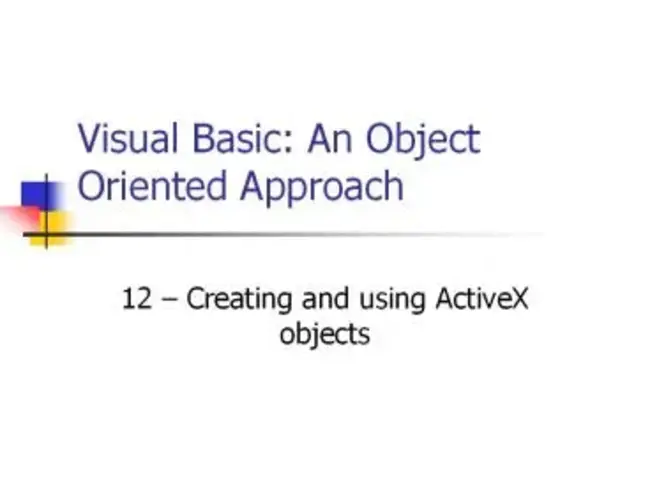 Visual Basic : 视觉基础