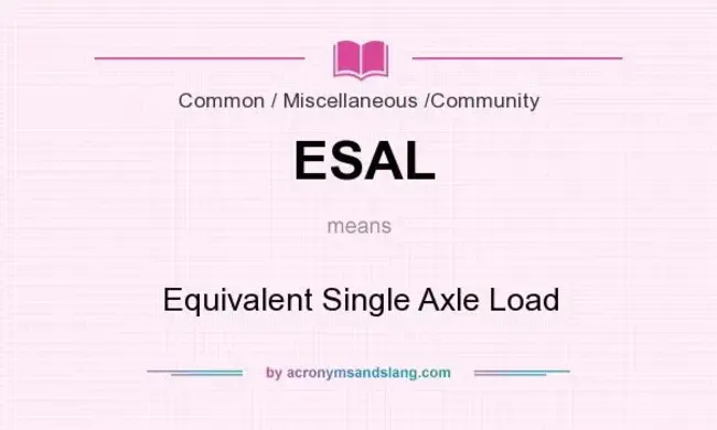 Equivalent Single-Axle Load : 当量单轴载荷